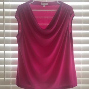 Sleeveless Pink Top
